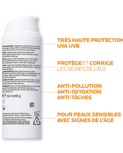 ANTHELIOS AGE CORRECT SPF50 Soin Solaire Quotidien - 50ml LA ROCHE POSAY