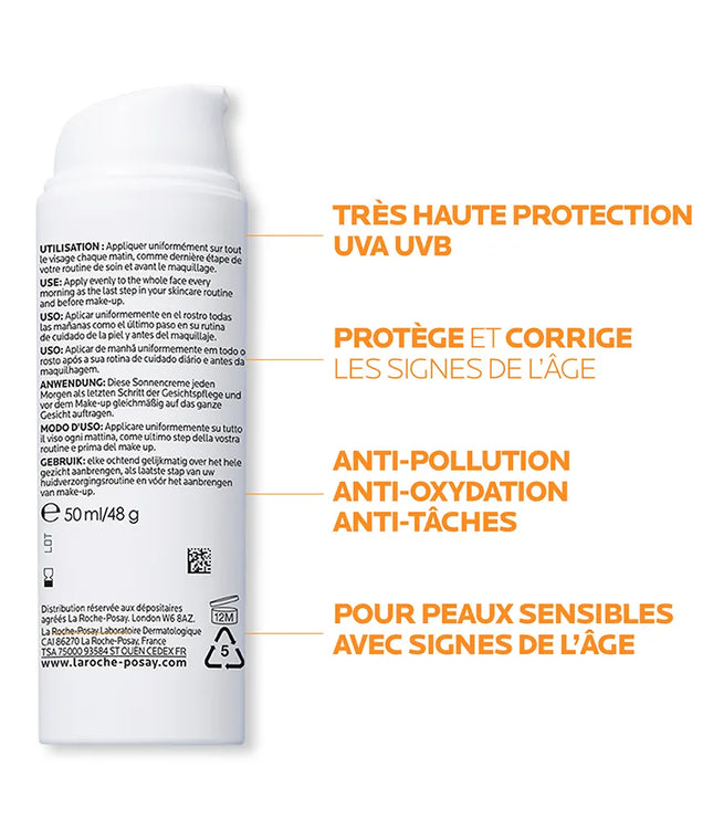 ANTHELIOS AGE CORRECT SPF50 Soin Solaire Quotidien - 50ml LA ROCHE POSAY