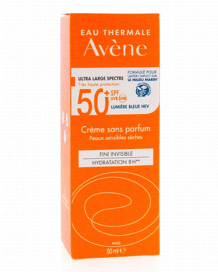 AVÈNE SOLAIRE Fluide Sans Parfum SPF50+ - 50ml