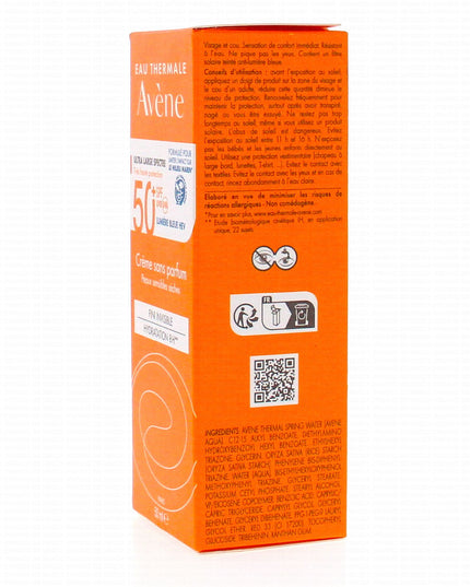 AVÈNE SOLAIRE Fluide Sans Parfum SPF50+ - 50ml