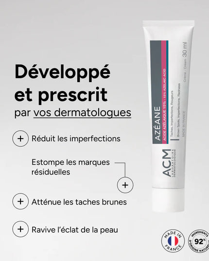 ACM AZEANE Crème Acide Azélaïque 15% - 30g