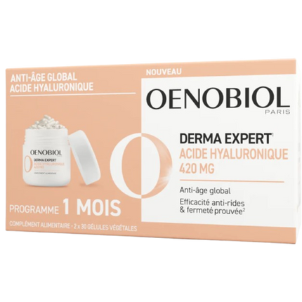 OENOBIOL DERMA EXPERT Acide Hyaluronique 420mg - Lot de 2x30 Gélules