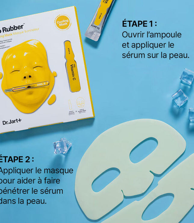 DR JART+ BRIGHTENING MASK Masque Illuminateur - 1 Masque + 1 Ampoule