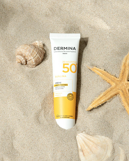 DERMINA SUNLINA Crème Anti Tâches SPF50+ - 40ML