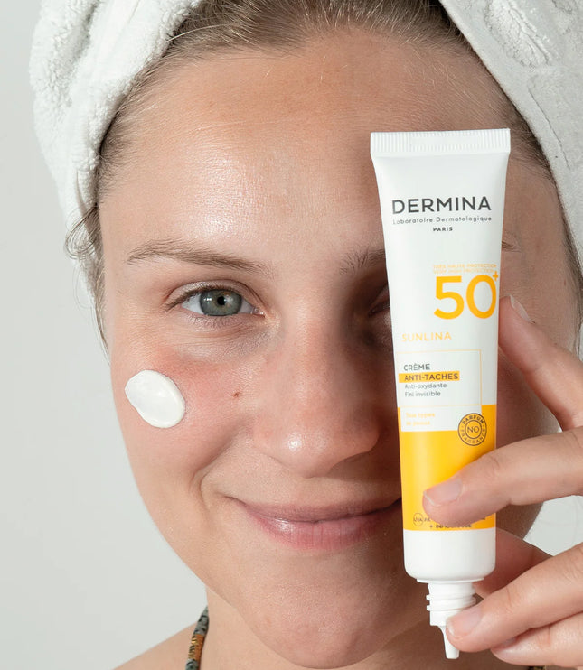 DERMINA SUNLINA Crème Anti Tâches SPF50+ - 40ML