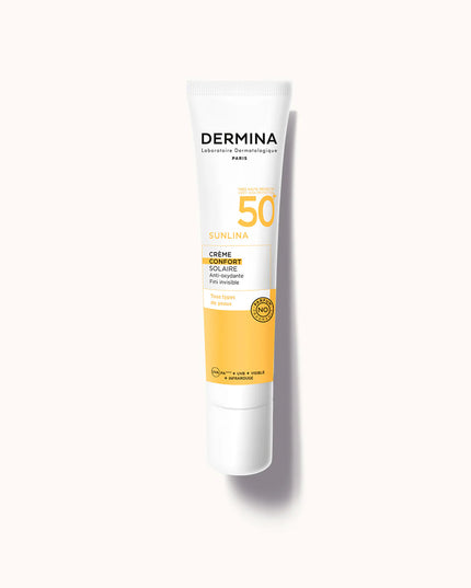 DERMINA SUNLINA Crème Confort SPF50+ - 40ML