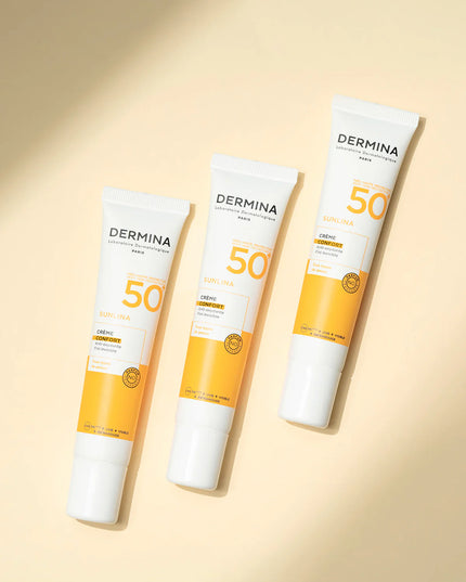 DERMINA SUNLINA Crème Confort SPF50+ - 40ML