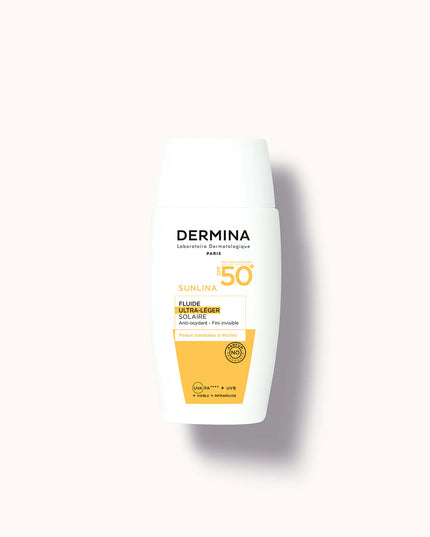 DERMINA SUNLINA SPF50+ Fluide Ultra-Léger - 50ml