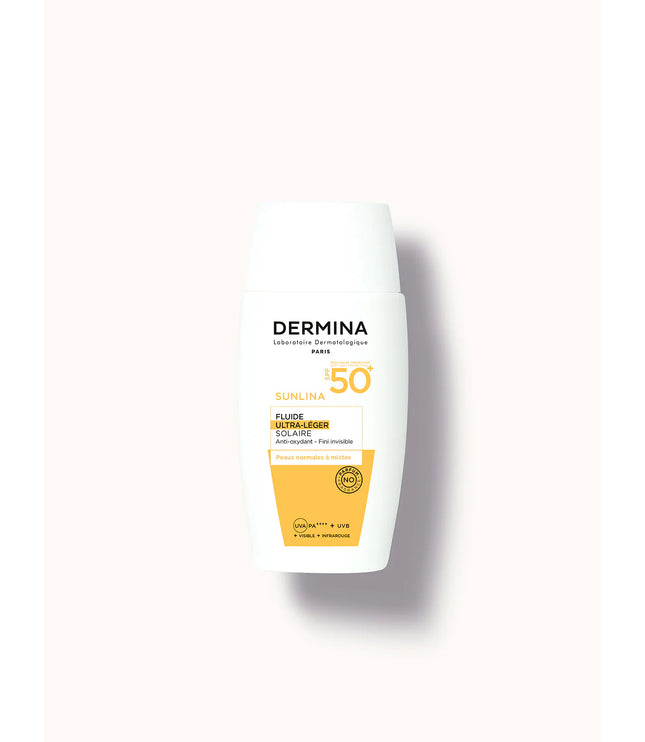 DERMINA SUNLINA SPF50+ Fluide Ultra-Léger - 50ml