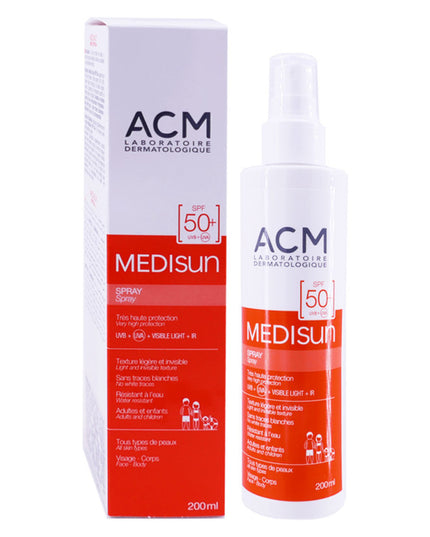 ACM MEDISUN Spray Famille Non Parfumé SPF50+ - 200ml