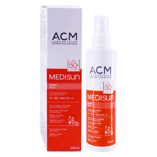 ACM MEDISUN Spray Famille Non Parfumé SPF50+ - 200ml