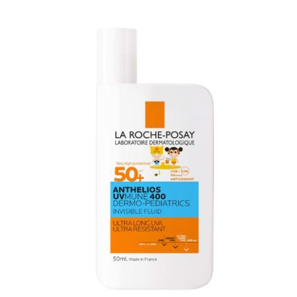 ANTHELIOS UVMUNE 400 Dermo-Pédiatrics Fluide Solaire Invisible sans Parfum SPF50+ - 50ml LA ROCHE POSAY