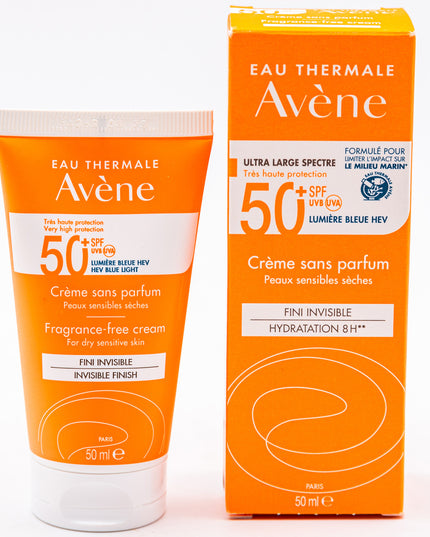 AVÈNE SOLAIRE Crème SPF50+ Sans Parfum - 50ml
