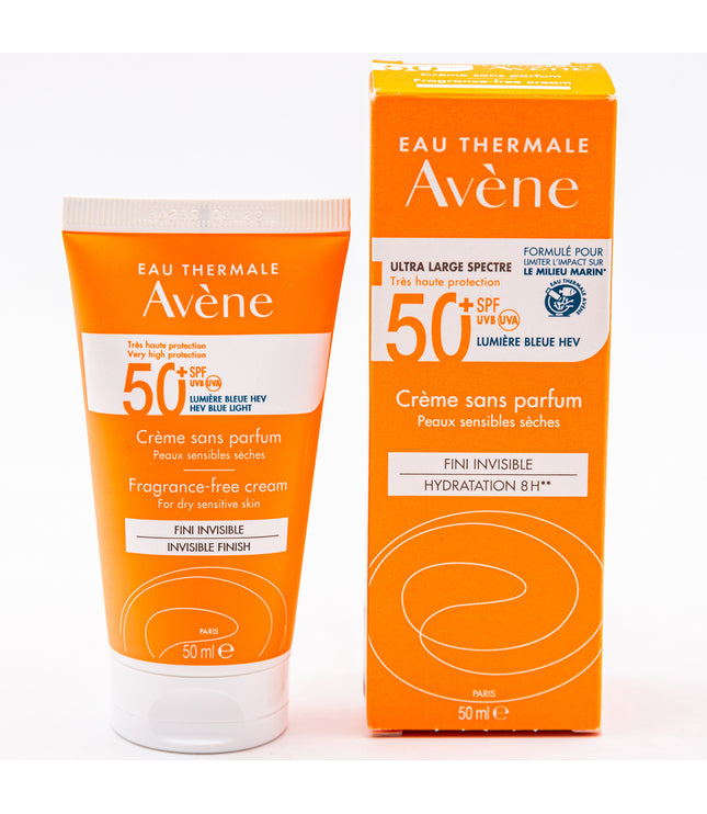 AVÈNE SOLAIRE Crème SPF50+ Sans Parfum - 50ml