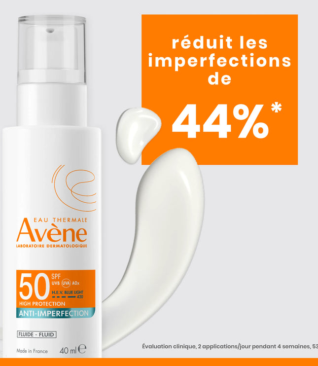 AVÈNE SOLAIRE Fluide SPF50 Anti Imperfections - 40ml