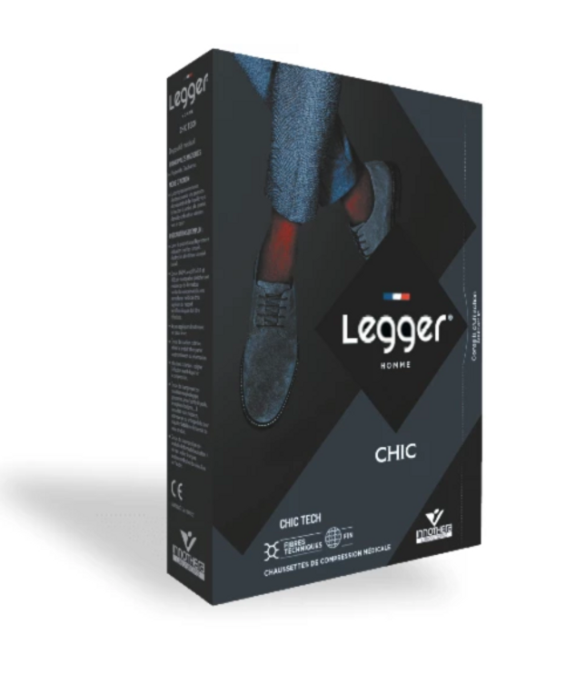 BAS DE CONTENTION HOMME Legger Chic Tech Classe 2 INNOTHERA