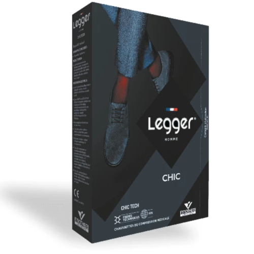 BAS DE CONTENTION HOMME Legger Chic Tech Classe 2 INNOTHERA