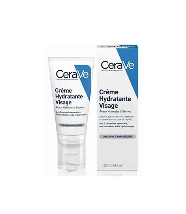 CERAVE Crème Hydratante Peaux Normales à Sèches - 52ml