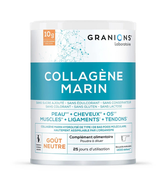 GRANIONS COLLAGENE MARIN Type 1 Goût Neutre - 285g