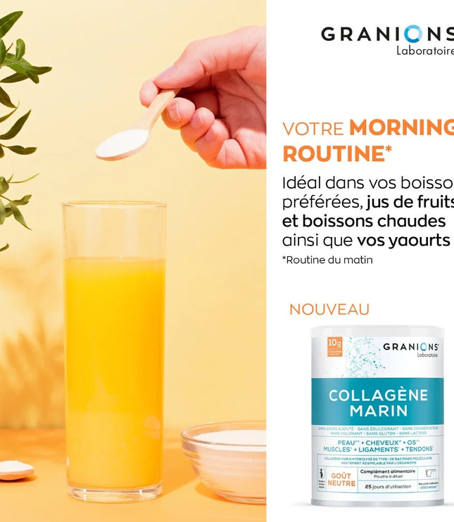 GRANIONS COLLAGENE MARIN Type 1 Goût Neutre - 285g