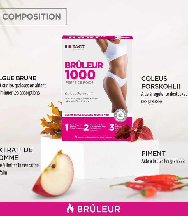 EAFIT BRULEUR 1000 - 60 Comprimés