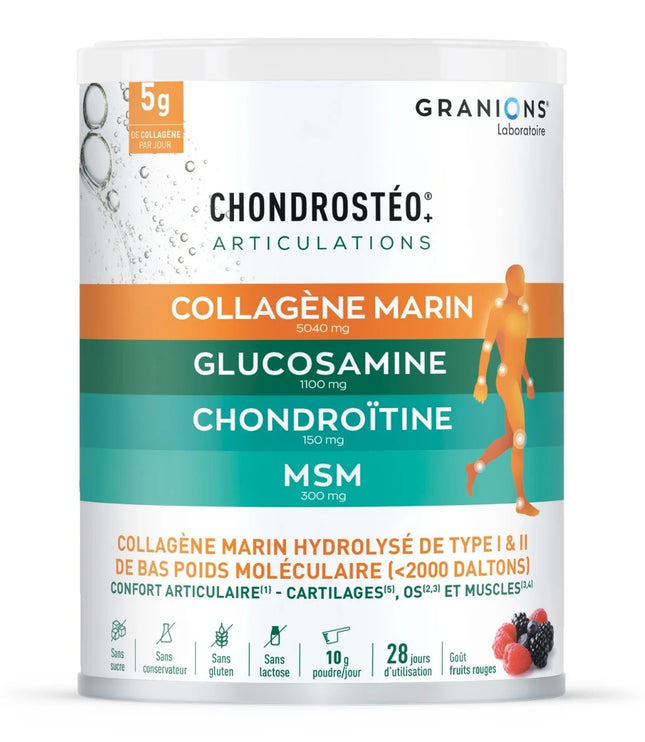 CHONDROSTÉO + Articulations - Collagène Marin - Poudre 280g