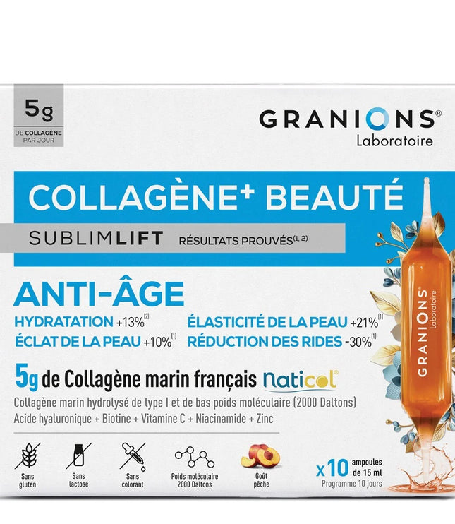 GRANIONS COLLAGENE + BEAUTÉ Sublimlift - 10 Ampoules