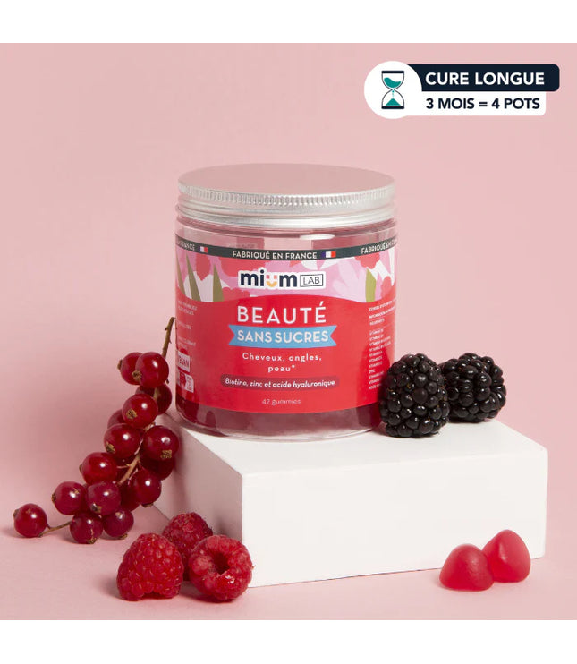 MIUM LAB CHEVEUX ET ONGLES Sans Sucre - 42 Gummies