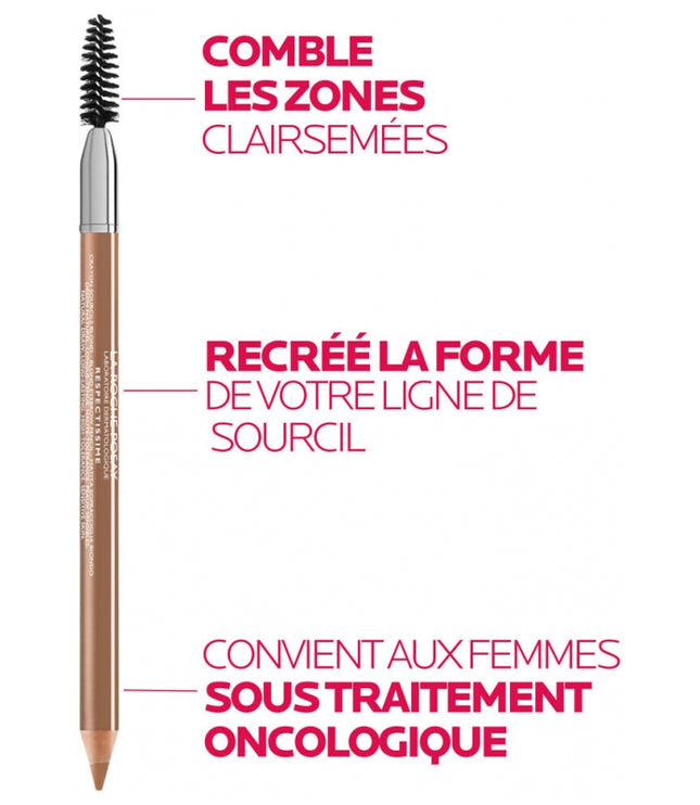 TOLERIANE Crayon Sourcils Brun - 1g LA ROCHE POSAY