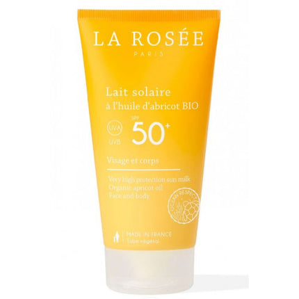 LA ROSEE LAIT SOLAIRE SPF50+ à l'Huile d'Abricot BIO - 150ml