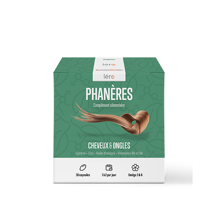 LERO PHANERES Cheveux Ongles - 90 Capsules + 30 Capsules Offertes