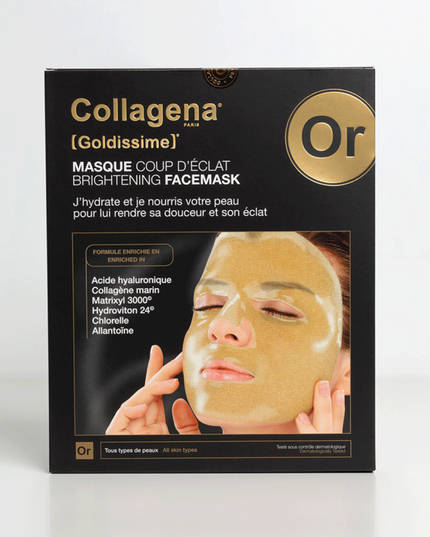 COLLAGENA GOLDISSIME MASQUE COUP D'ÉCLAT - 5 Masques