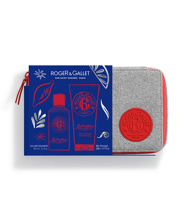COFFRET TROUSSE JEAN MARIE FARINA Eau de Cologne 100ml et Gel Douche 200ml - ROGER GALLET
