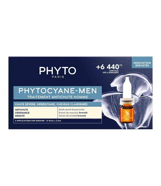 PHYTOCYANE PROGRESSIVE Traitement Antichute Homme - 12x5ml