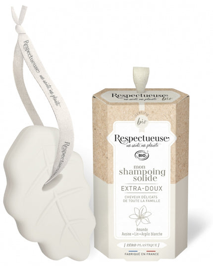 RESPECTUEUSE Shampoing Solide Extra-Doux BIO - 75g