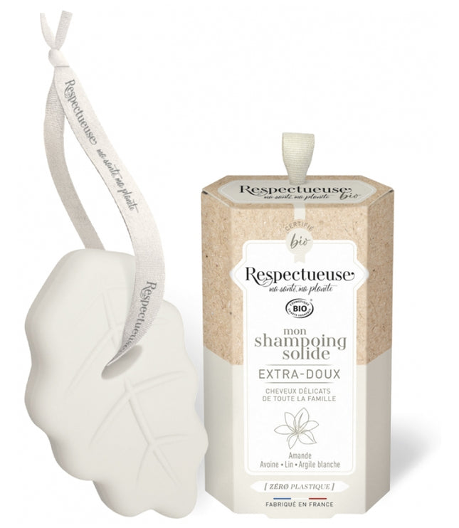 RESPECTUEUSE Shampoing Solide Extra-Doux BIO - 75g