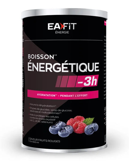 EAFIT BOISSON ENERGETIQUE - 3H Fruits Rouges - 500g