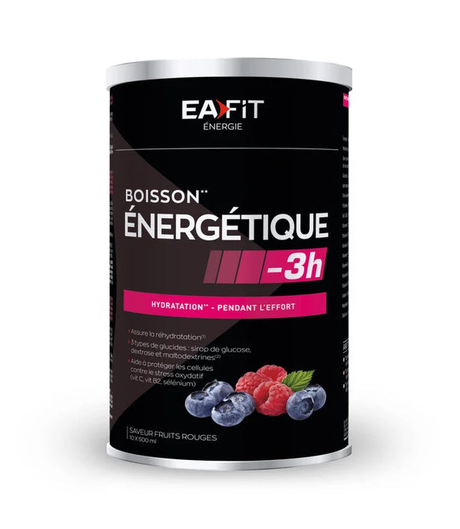 EAFIT BOISSON ENERGETIQUE - 3H Fruits Rouges - 500g