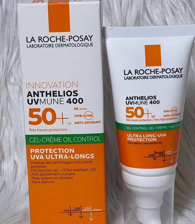 ANTHELIOS UVMUNE 400 Gel Crème Solaire Oil Control Parfumé SPF50+ - 50ml LA ROCHE POSAY