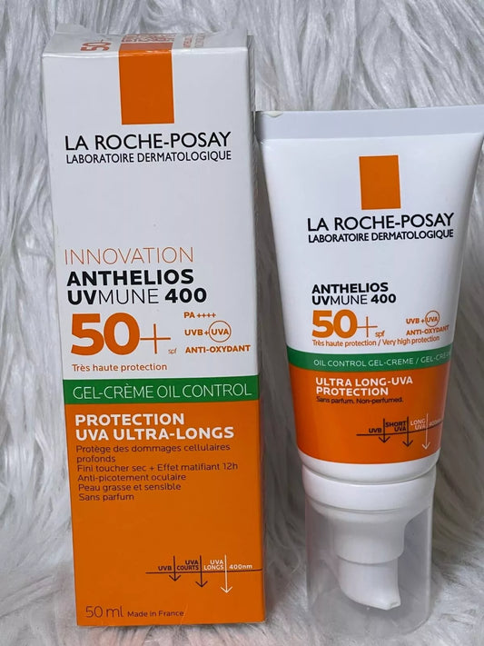 ANTHELIOS UVMUNE 400 Gel Crème Solaire Oil Control Parfumé SPF50+ - 50ml LA ROCHE POSAY