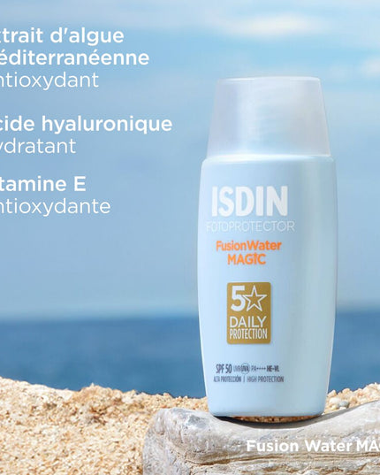 ISDIN FOTOPROTECTOR FUSION WATER MAGIC Crème Solaire SPF50 - 50ml