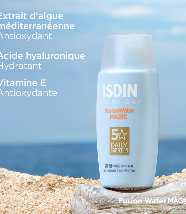 ISDIN FOTOPROTECTOR FUSION WATER MAGIC Crème Solaire SPF50 - 50ml