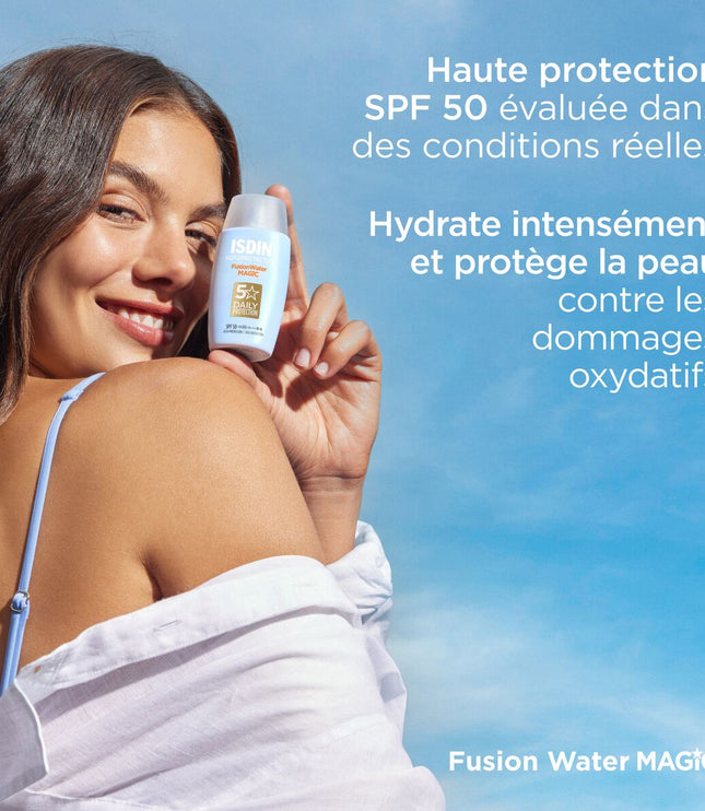 ISDIN FOTOPROTECTOR FUSION WATER MAGIC Crème Solaire SPF50 - 50ml