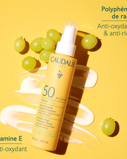 CAUDALIE VINOSUN PROTECT SPF50 Spray Solaire Invisible - 150ml