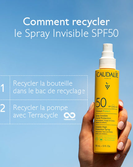 CAUDALIE VINOSUN PROTECT SPF50 Spray Solaire Invisible - 150ml