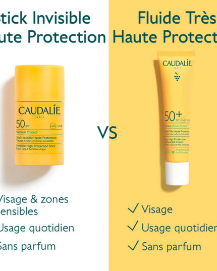 CAUDALIE VINOSUN PROTECT SPF50 Stick Invisible Haute Protection - 15g